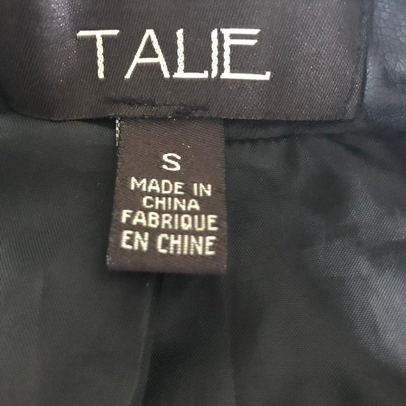 Biker Style Back & Green Jacket - Picture 3 of 4